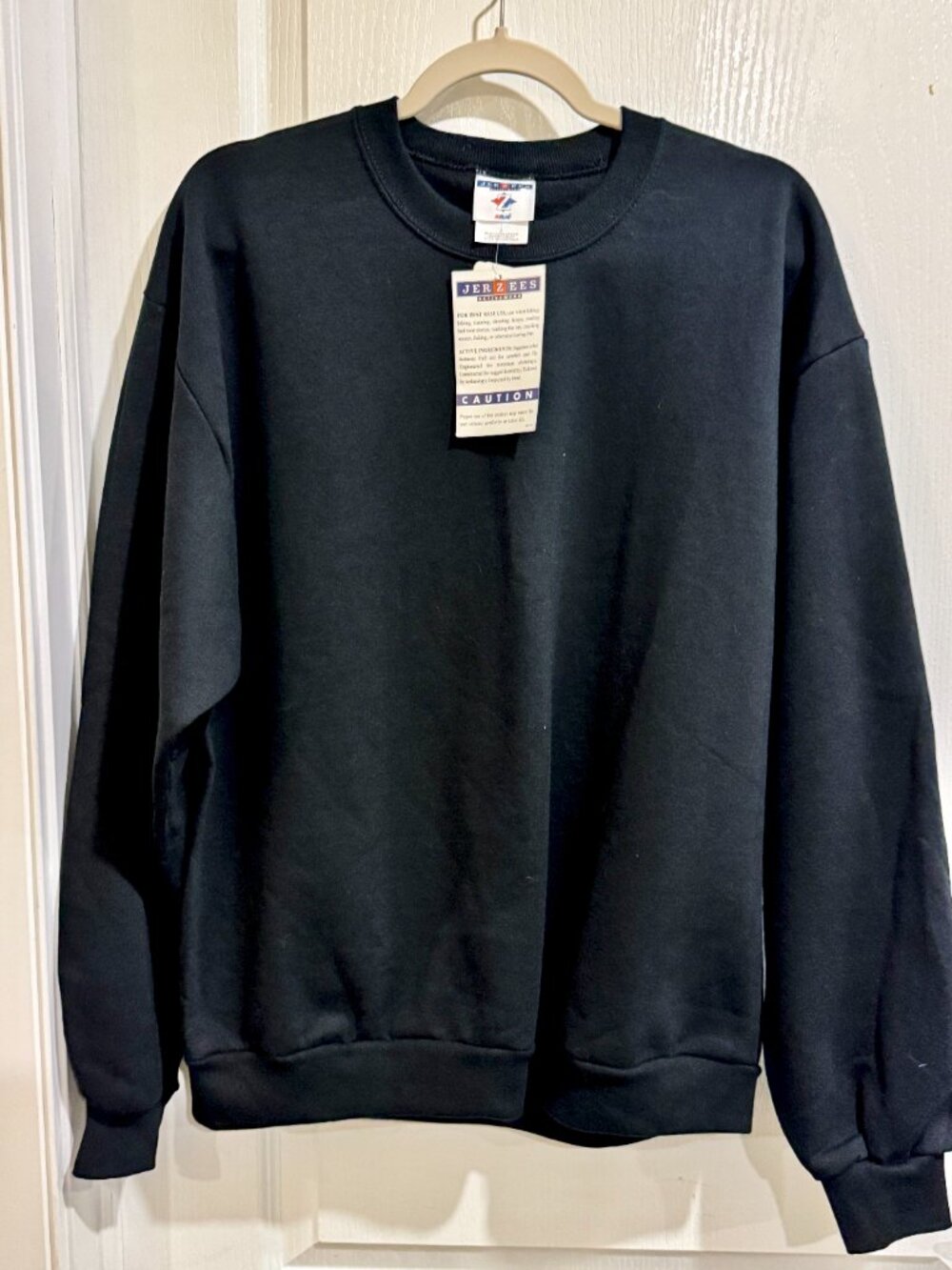 Vintage 90s-2000s Deadstock Jerzees NuBlend crewneck sweatshirt, size L